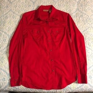 Super cute Red Wrangler Snap Shirt!!